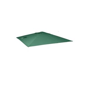 Mendler Toile de rechange pour parasol déporté de luxe HWC, 3x3m vert foncé - Publicité