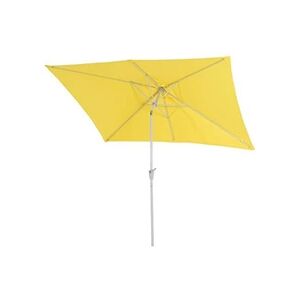 Mendler Parasol N23, 2x3m rectangulaire inclinable, polyester/aluminium 4,5kg jaune - Publicité