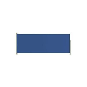 VIDAXL Auvent latéral rétractable de patio 117x300 cm Bleu - Publicité