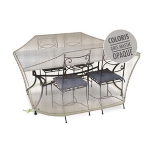 Jardiline Housse de protection Cover One pour table rectangulaire + 6 chaises - 190 x 120 x 70 cm - - Publicité