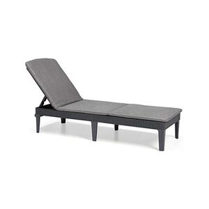 Allibert Chaise longue Bain de soleil Daytona graphite - Publicité