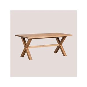 SKLUM Table de jardin rectangulaire en bois d'acacia (180x90 cm) Giada Brun Acacia foncé - Publicité