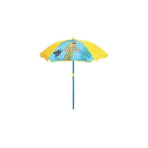 Jemini parasol Fun House junior 100 cm filet bleu jaune - Publicité