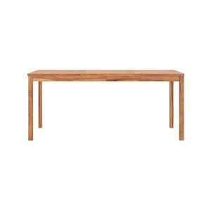 VIDAXL Table à dîner de jardin 180x90x77 cm Bois de teck solide - Publicité