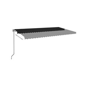 VIDAXL Auvent rétractable automatique 600x350 cm Anthracite - Publicité