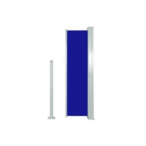 VIDAXL Auvent latéral rétractable 120 x 300 cm Bleu - Publicité