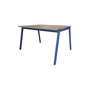 Meubletmoi Table de jardin pour enfant en bois d'acacia bleu - CHARLOTTE 3422 - Publicité