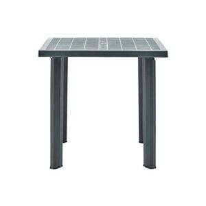 VIDAXL Table de jardin Vert 80x75x72 cm Plastique - Publicité