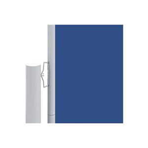 VIDAXL Auvent latéral rétractable Bleu 200x1000 cm - Publicité
