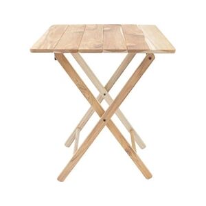 Tramontina - Table de jardin pliante en teck FSC 60 x 60 cm - Publicité