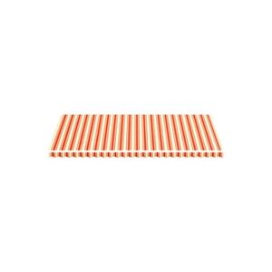 VIDAXL Tissu de remplacement pour auvent Jaune et orange 6x3 m - Publicité