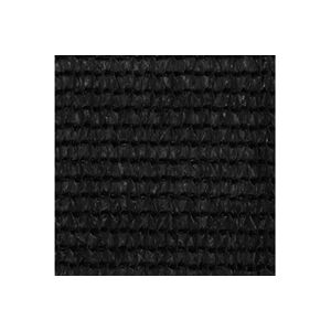 VIDAXL Ecran de balcon Noir 75x500 cm PEHD - Publicité