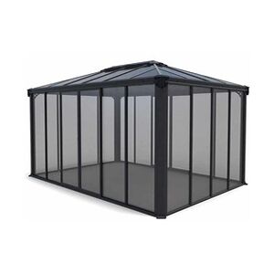 Palram Gazebo fermé 430x295,5cm gris anthracite - - 705760 - Publicité