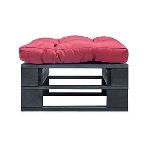 VIDAXL Reposepied palette de jardin avec coussin bois - Publicité