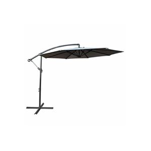 Akord Parasol de jardin ASTER avec protection UV gris clair, Poids 12,1 kg Dimensions L300 x l300 x H245 cm - Publicité