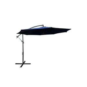 Akord Parasol de jardin ASTER avec protection UV bleu foncé, Poids 12,1 kg Dimensions L300 x l300 x H245 cm - Publicité