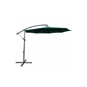 Akord Parasol de jardin ASTER avec protection UV vert foncé, Poids 12,1 kg Dimensions L300 x l300 x H245 cm - Publicité