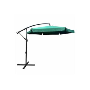 Akord Parasol de jardin et de terrasse CYNIA imperméable en vert foncé, Poids 11,7 kg Dimensions L300 x l300 x H245 cm - Publicité