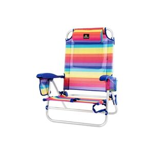 BigBuy Chaise Pliante avec Frigo Textiline Coral 55 x 24 x 63 cm Multicouleur - Publicité