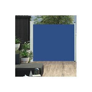 VIDAXL Auvent latéral rétractable de patio 100x300 cm Bleu - Publicité