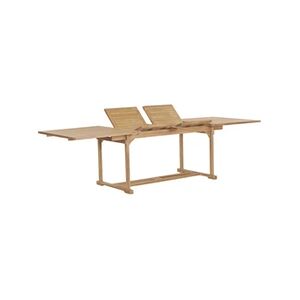 VIDAXL Table extensible de jardin 180-280x100x75 cm Teck solide - Publicité