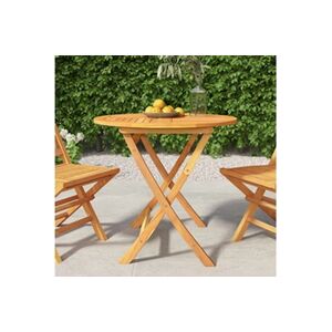 VIDAXL Table pliable de jardin 85x76 cm Bois de teck solide - Publicité