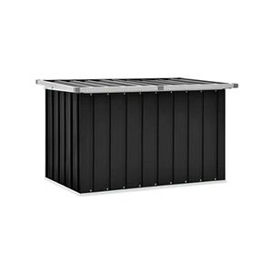 VIDAXL Boîte de rangement de jardin Anthracite 109x67x65 cm - Publicité