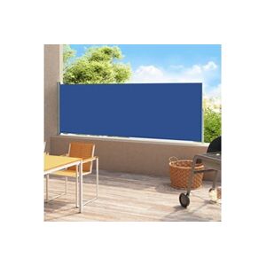 VIDAXL Auvent latéral rétractable de patio 180x500 cm Bleu - Publicité
