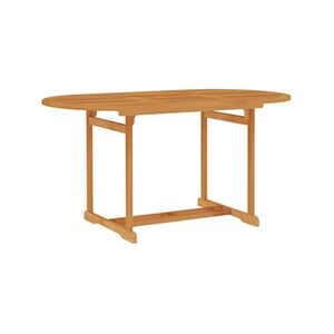 VIDAXL Table de jardin 150x90x75 cm Bois de teck massif - Publicité