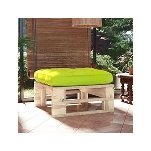 VIDAXL Pouf palette de jardin bois de pin imprégné - Publicité