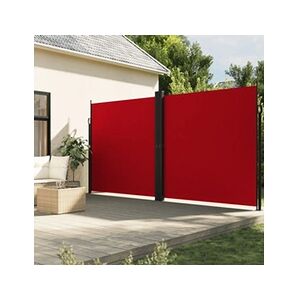 VIDAXL Auvent latéral rétractable Rouge 220x1000 cm - Publicité