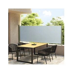 VIDAXL Auvent latéral rétractable de patio 117x300 cm Gris - Publicité