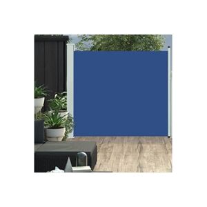 VIDAXL Auvent latéral rétractable de patio 170x300 cm Bleu - Publicité