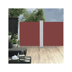 VIDAXL Auvent latéral rétractable Marron 140x600 cm - Publicité