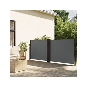 VIDAXL Auvent latéral rétractable Anthracite 140x1200 cm - Publicité