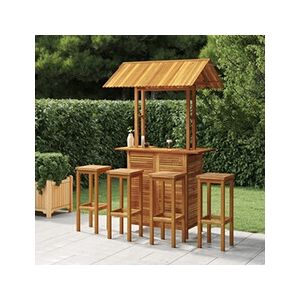 VIDAXL Ensemble de bar de jardin 5 pcs Bois d'acacia solide - Publicité