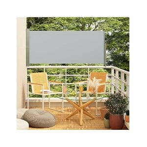 VIDAXL Auvent latéral rétractable de patio 140x300 cm Gris - Publicité