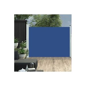 VIDAXL Auvent latéral rétractable de patio 117x500 cm Bleu - Publicité