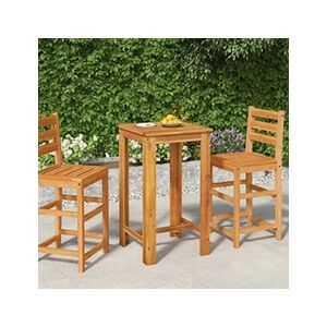 VIDAXL Table de bar de jardin 60x60x105 cm Bois d'acacia solide - Publicité