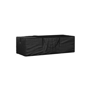 VIDAXL Sac de rangement pour coussins de jardin noir 135x40x55 cm PE - Publicité