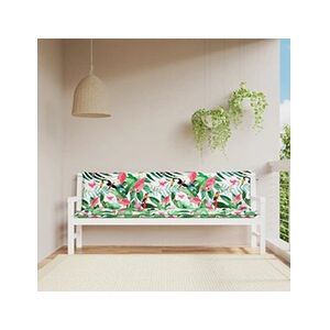 VIDAXL Coussins de banc de jardin lot de 2 multicolore 200x50x7 cm - Publicité