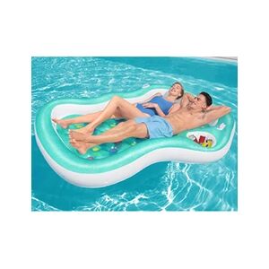 Bestway Salon de piscine Double Designer 224x174 cm - Publicité