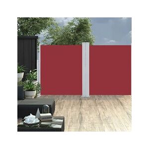 VIDAXL Auvent latéral rétractable Rouge 160x600 cm - Publicité