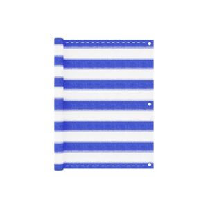 VIDAXL Ecran de balcon Bleu et blanc 75x600 cm PEHD - Publicité