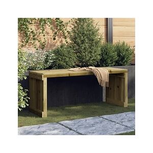 VIDAXL Banc de jardin extensible 212,5x40,5x45 cm bois de pin imprégné - Publicité