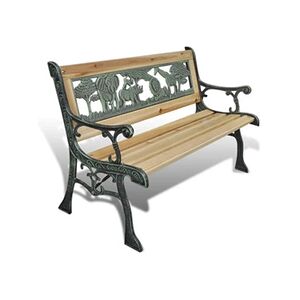 VIDAXL Banc de jardin pour enfants 84 cm Bois - Publicité