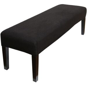 Housse de protection extensible pour banc, pour salon, chambre à coucher, noire - Publicité