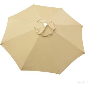 Auvent de parasol pour balcon, parasol de terrasse, parasol de plage Kaki - Publicité