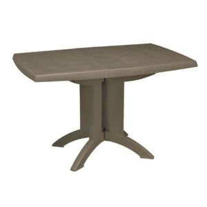 Table Pliante - Grosfillex - Vega - Forest Green - 118x77 - Résine - 4p - Publicité