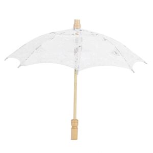 Parapluie En Dentelle Pour Mariage, Parasol De MariéE, Accessoires De Photographie, Fournitures De Mariage, Blanc - Publicité